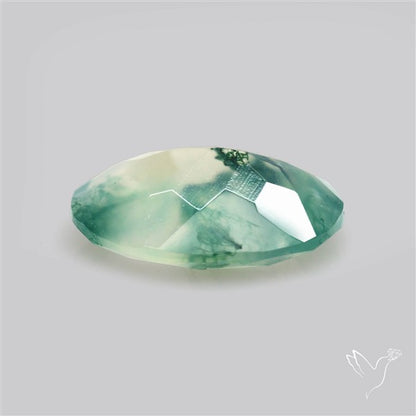 Faceted Moss Agate