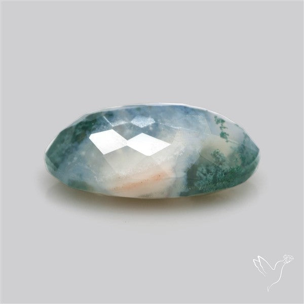 Faceted Moss Agate