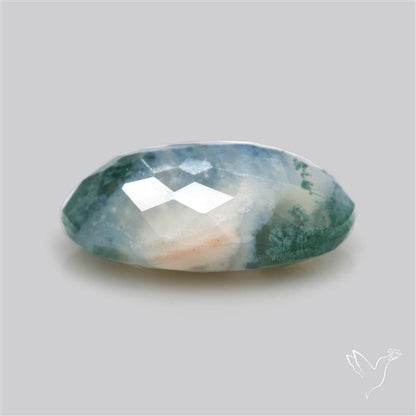 Faceted Moss Agate