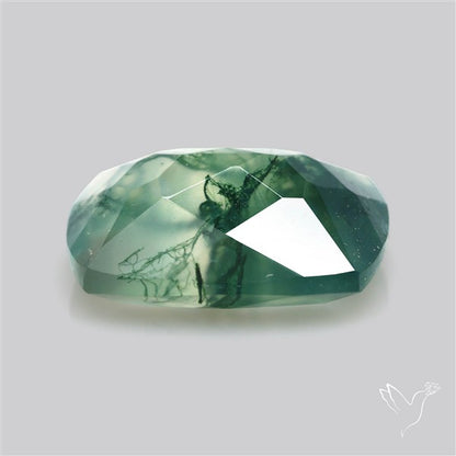 Faceted Moss Agate
