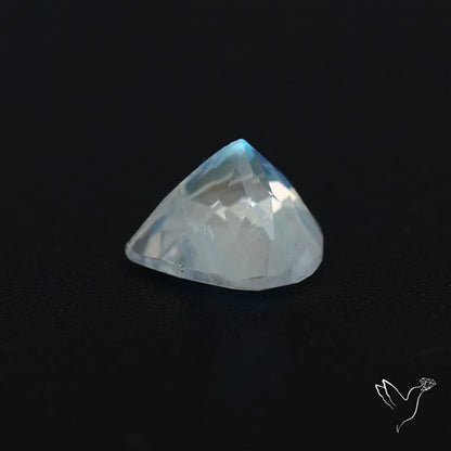 Indian Rainbow Moonstone Faceted Fine Gemstone High Grade