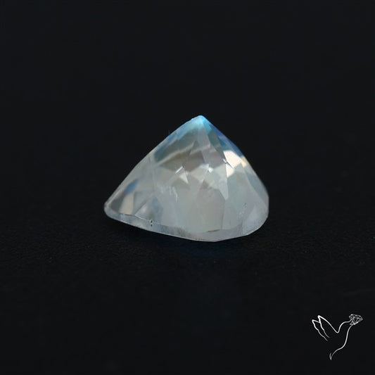 Indian Rainbow Moonstone Faceted Fine Gemstone High Grade
