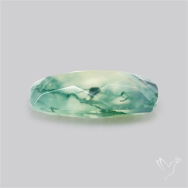 Faceted Moss Agate