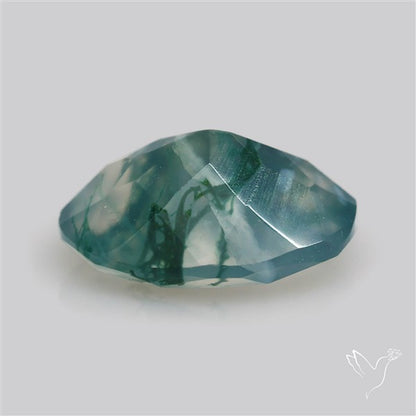 Faceted Moss Agate