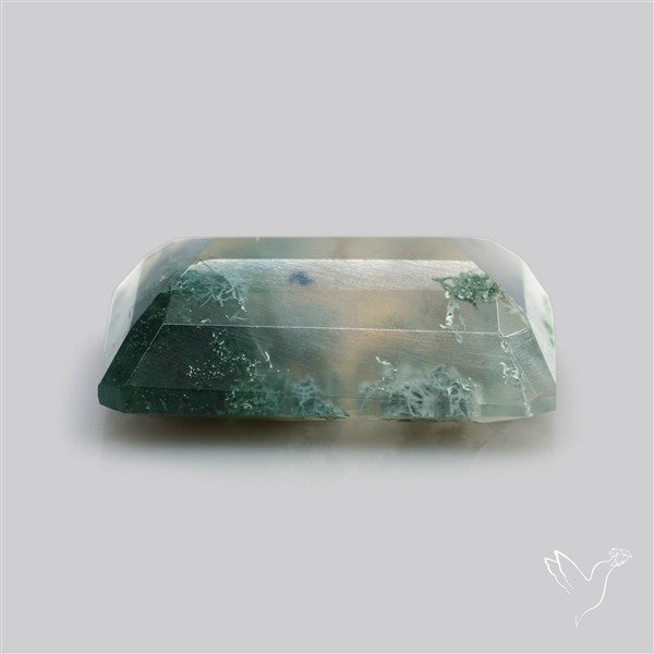 Faceted Moss Agate