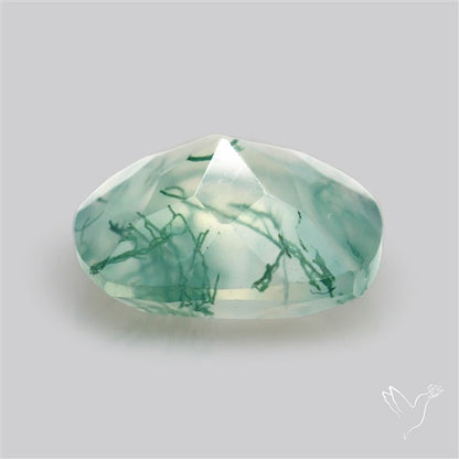 Faceted Moss Agate