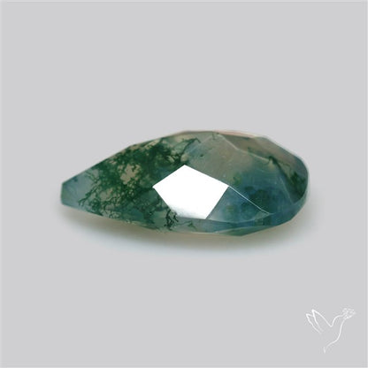 Faceted Moss Agate