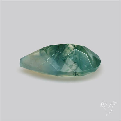 Faceted Moss Agate