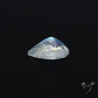 Indian Rainbow Moonstone Faceted Fine Gemstone High Grade
