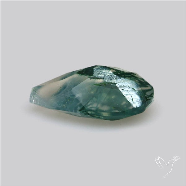 Faceted Moss Agate