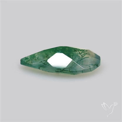 Faceted Moss Agate