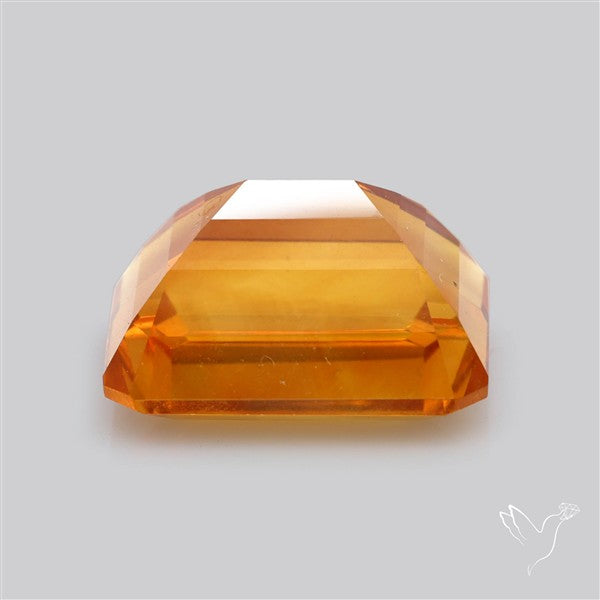 Brandy Citrine Faceted Fine Gemstone Rare Large Sized