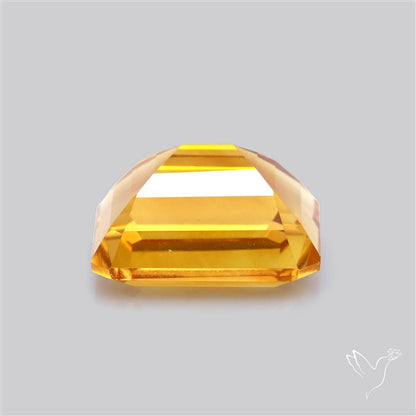 Brandy Citrine Faceted Fine Gemstone Rare Large Sized