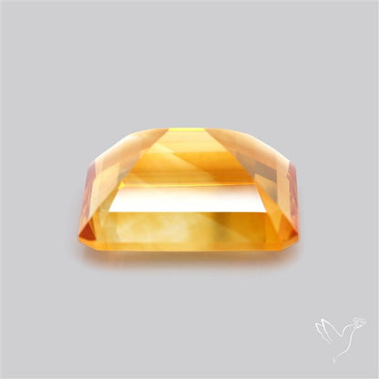 Brandy Citrine Faceted Fine Gemstone Rare Large Sized