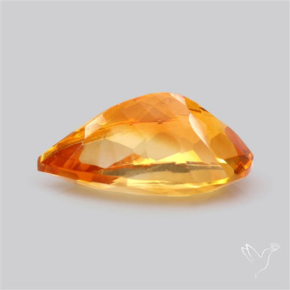 Brandy Citrine Faceted Fine Gemstone Rare Large Sized