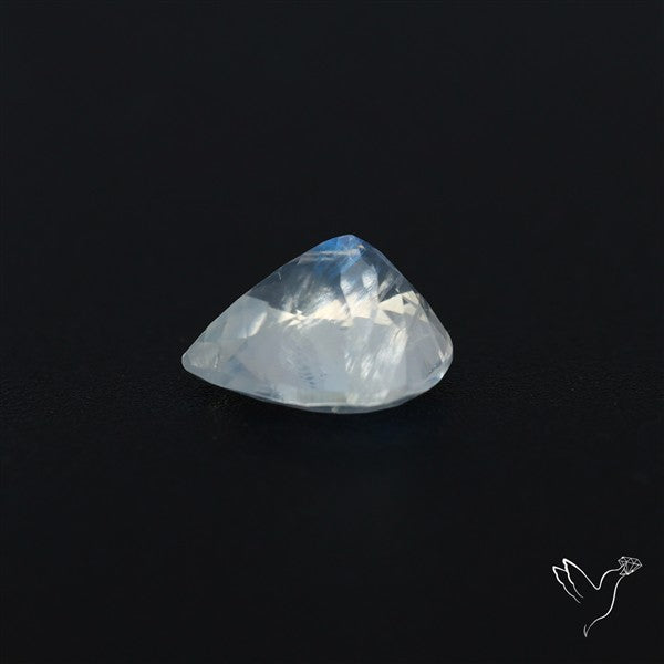 Indian Rainbow Moonstone Faceted Fine Gemstone High Grade