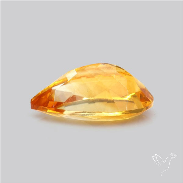 Brandy Citrine Faceted Fine Gemstone Rare Large Sized