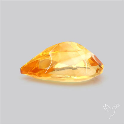 Brandy Citrine Faceted Fine Gemstone Rare Large Sized