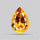 Brandy Citrine Faceted Fine Gemstone Rare Large Sized