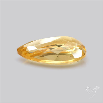 Citrine Faceted Yellow Fine Gemstone Rare Large Sized