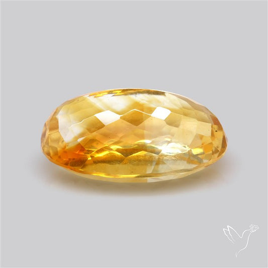Citrine Faceted Yellow Fine Gemstone Rare Large Sized