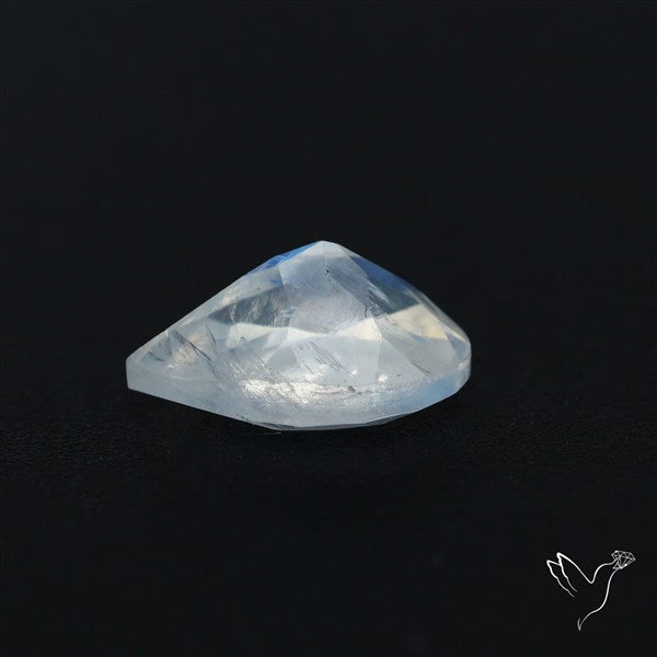 Indian Rainbow Moonstone Faceted Fine Gemstone High Grade