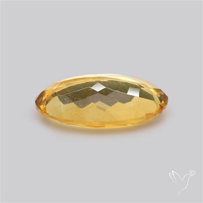 Citrine Faceted Yellow Fine Gemstone Rare Large Sized