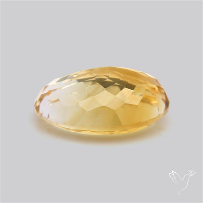 Citrine Faceted Yellow Fine Gemstone Rare Large Sized