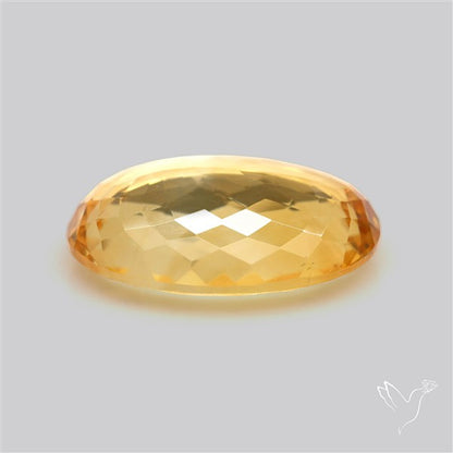 Citrine Faceted Yellow Fine Gemstone Rare Large Sized