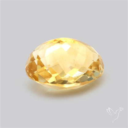 Citrine Faceted Yellow Fine Gemstone Rare Large Sized