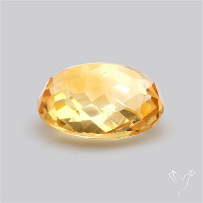 Citrine Faceted Yellow Fine Gemstone Rare Large Sized