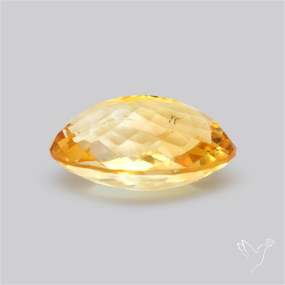 Citrine Faceted Yellow Fine Gemstone Rare Large Sized