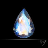 Indian Rainbow Moonstone Faceted Fine Gemstone High Grade