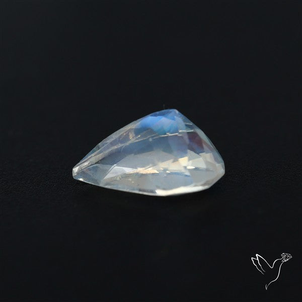 Indian Rainbow Moonstone Faceted Fine Gemstone High Grade