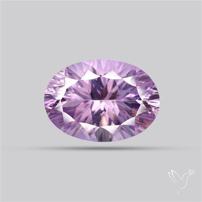 Concave Cut Amethyst Fine Gemstone