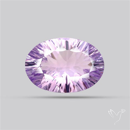 Concave Cut Amethyst Fine Gemstone