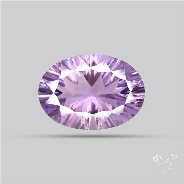 Concave Cut Amethyst Fine Gemstone