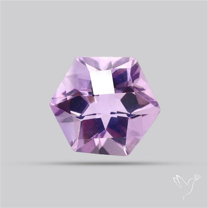 Concave Cut Amethyst Fine Gemstone