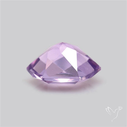 Checker Faceted Amethyst Hexagon Fine Amethyst Gemstone