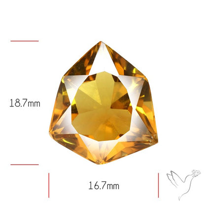 Beer Quartz Faceted Fine Gemstone