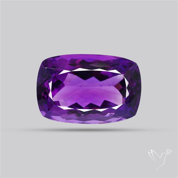 Russian Amethyst Vivid Purple Faceted Fine Gemstone Rare Large Sized
