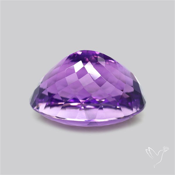 Russian Amethyst Vivid Purple Faceted Fine Gemstone Rare Large Sized