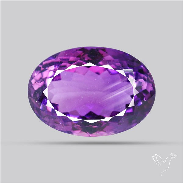 Russian Amethyst Vivid Purple Faceted Fine Gemstone Rare Large Sized