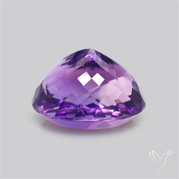 Russian Amethyst Vivid Purple Faceted Fine Gemstone Rare Large Sized