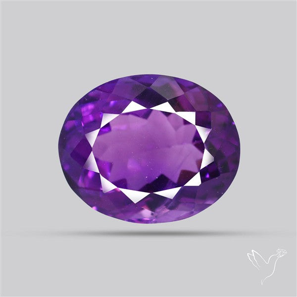 Russian Amethyst Vivid Purple Faceted Fine Gemstone Rare Large Sized