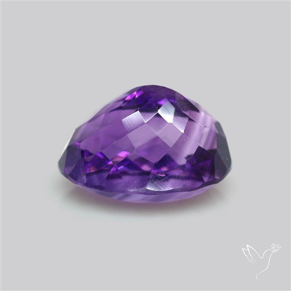 Russian Amethyst Vivid Purple Faceted Fine Gemstone Rare Large Sized