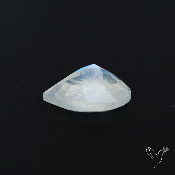 Indian Rainbow Moonstone Faceted Fine Gemstone High Grade