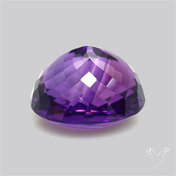 Russian Amethyst Vivid Purple Faceted Fine Gemstone Rare Large Sized