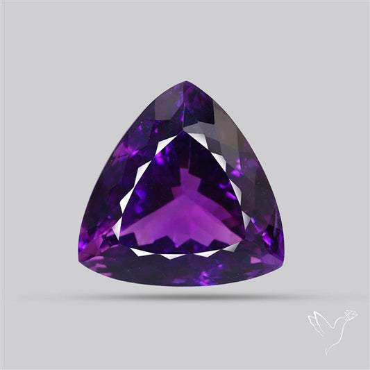 Russian Amethyst Vivid Purple Faceted Fine Gemstone Rare Large Sized
