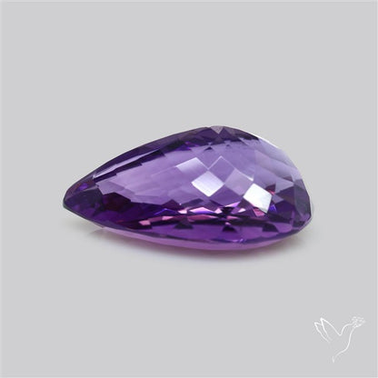 Russian Amethyst Vivid Purple Faceted Fine Gemstone Rare Large Sized
